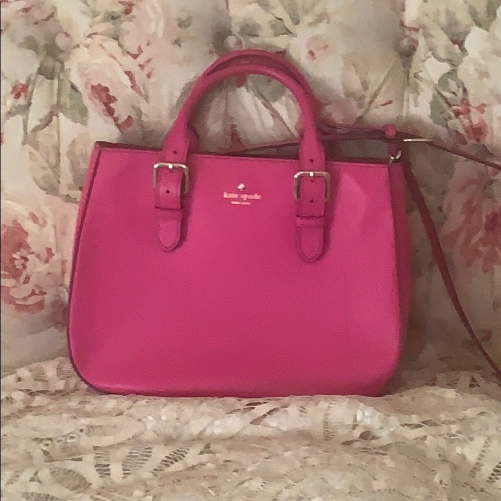 Kate Spade Hot Pink Crossbody & Tote Handbag